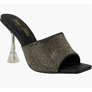 CHASE AND CHLOE Ira Rhinestone Sandal size 8.5